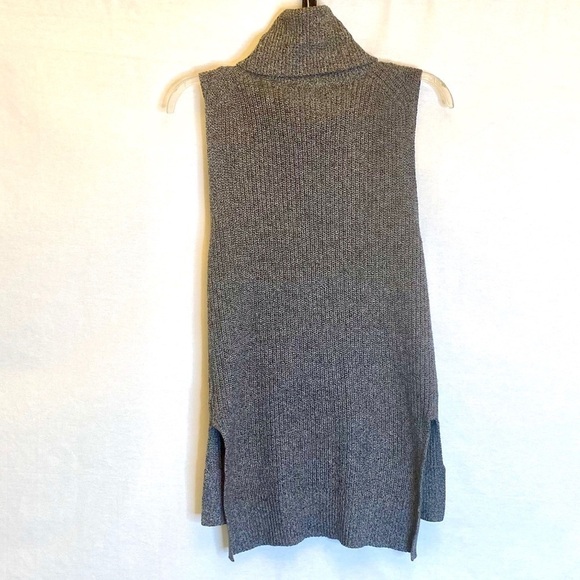 BANANA REPUBLIC Gray Turtlekneck Tunic Dress/ Top - Picture 3 of 6